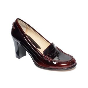 Michael Kors Loafer Pumps in Burgundy - Size 6